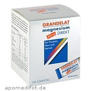 Bild für Magnesium Direkt 400mg Grandelat - 20 Stück von Dr. Grandel GmbH Bild für Bild für Magnesium Direkt 400mg Grandelat - 20 Stück von Dr. Grandel GmbH