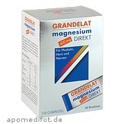Bild für Magnesium Direkt 400mg Grandelat - 40 Stück von Dr. Grandel GmbH Bild für Bild für Magnesium Direkt 400mg Grandelat - 40 Stück von Dr. Grandel GmbH