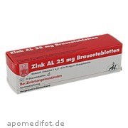 Zink Al 25mg Brausetabletten Aliud Pharma GmbH