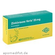 Zinkbrause Verla 25mg Verla - Pharm Arzneimittel GmbH & Co.  Kg