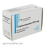 Bild für Bild für Calciumacetat 475mg - 100&nbsp;Stück von KyraMed Biomol Naturprodukte GmbH