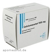 Bild für Bild für Calciumacetat 950mg - 100&nbsp;Stück von KyraMed Biomol Naturprodukte GmbH