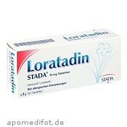 Bild für Loratadin STADA 10mg Tabletten - 50 Stück von STADAPHARM GmbH Bild für Bild für Loratadin STADA 10mg Tabletten - 50 Stück von STADAPHARM GmbH