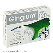 Bild für Gingium intens 120 - 30 Stück von Hexal AG Bild für Bild für Gingium intens 120 - 30 Stück von Hexal AG