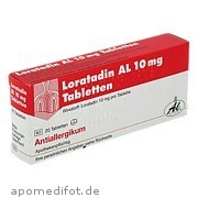 Bild für Loratadin AL 10mg - 20 Stück von ALIUD Pharma GmbH Bild für Bild für Loratadin AL 10mg - 20 Stück von ALIUD Pharma GmbH