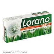 Bild für Lorano akut - 7 Stück von Hexal AG Bild für Bild für Lorano akut - 7 Stück von Hexal AG