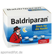 Bild für Baldriparan Stark für die Nacht - 120 Stück von Pfizer Consumer Healthcare GmbH Bild für Bild für Baldriparan Stark für die Nacht - 120 Stück von Pfizer Consumer Healthcare GmbH