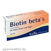 Biotin beta 5 betapharm Arzneimittel GmbH