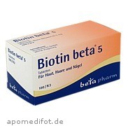 Bild für Bild für Biotin beta 5 - 100&nbsp;Stück von betapharm Arzneimittel GmbH