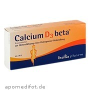 Bild für Calcium D3 beta - 40 Stück von betapharm Arzneimittel GmbH Bild für Bild für Calcium D3 beta - 40 Stück von betapharm Arzneimittel GmbH