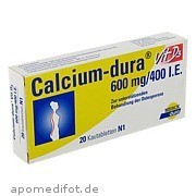 Calcium - dura Vit D3 600mg/400 I. E.  Mylan dura GmbH