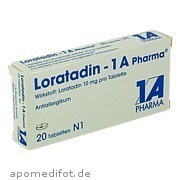 Bild für Bild für Loratadin - 1A Pharma - 20&nbsp;Stück von 1 A Pharma GmbH