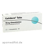 Cetiderm Tabs 10mg Filmtabletten Dermapharm AG