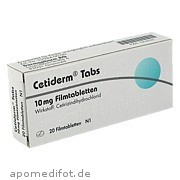 Cetiderm Tabs 10mg Filmtabletten Dermapharm AG