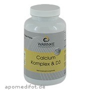 Bild für Calcium Komplex & D - 250 Stück von Warnke Vitalstoffe GmbH Bild für Bild für Calcium Komplex & D - 250 Stück von Warnke Vitalstoffe GmbH