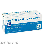 Ibu 400 akut  -  1a - Pharma 1 A Pharma GmbH