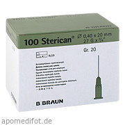 Sterican 0. 40x20 Grau<br>L L