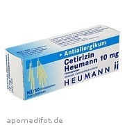 Cetirizin Heumann 10mg Filmtabletten Heumann Pharma GmbH & Co.  Generica Kg