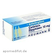 Cetirizin Heumann 10mg Filmtabletten Heumann Pharma GmbH & Co.  Generica Kg