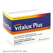 Vitalux Plus Lutein u.  Omega3 Kapseln Junek Europ - Vertrieb GmbH Zweigniederlassung