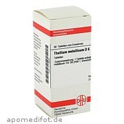 Bild für THALLIUM MET D 6 - 80 Stück von DHU-Arzneimittel GmbH & Co. KG Bild für Bild für THALLIUM MET D 6 - 80 Stück von DHU-Arzneimittel GmbH & Co. KG
