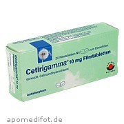 Cetirigamma 10mg Filmtabletten Aaa  -  Pharma GmbH