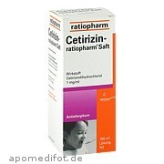 Bild für Bild für Cetirizin-ratiopharm Saft - 150&nbsp;Milliliter von ratiopharm GmbH