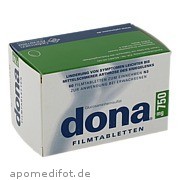Bild für dona 750mg - 60 Stück von MEDA Pharma GmbH & Co.KG Bild für Bild für dona 750mg - 60 Stück von MEDA Pharma GmbH & Co.KG
