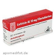 Cetirizin Al 10mg Filmtabletten Aliud Pharma GmbH