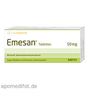 Bild für Emesan Tabletten - 50 Stück von Aristo Pharma GmbH Bild für Bild für Emesan Tabletten - 50 Stück von Aristo Pharma GmbH