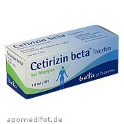 Cetirizin beta Tropfen betapharm Arzneimittel GmbH