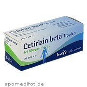 Cetirizin beta Tropfen betapharm Arzneimittel GmbH