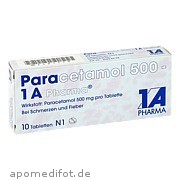 Paracetamol 500  -  1 A Pharma 1 A Pharma GmbH