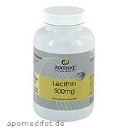 Lecithin 500mg Warnke Vitalstoffe GmbH