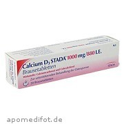 Calcium D3 Stada 1000mg/ 880 I. E.  Brausetabletten Stada GmbH