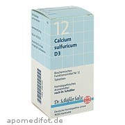Biochemie Dhu 12 Calcium Sulfuricum D 3 Dhu - Arzneimittel GmbH & Co.  Kg