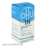 Bild für BIOCHEMIE DHU 18 CALCIUM SULFURATUM HAHNEMANNI D 6 - 200 Stück von DHU-Arzneimittel GmbH & Co. KG Bild für Bild für BIOCHEMIE DHU 18 CALCIUM SULFURATUM HAHNEMANNI D 6 - 200 Stück von DHU-Arzneimittel GmbH & Co. KG
