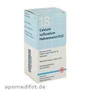 Bild für Bild für BIOCHEMIE DHU 18 CALCIUM SULFURATUM HAHNEMANNI D12 - 200&nbsp;Stück von DHU-Arzneimittel GmbH & Co. KG