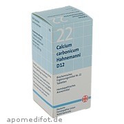Bild für Bild für BIOCHEMIE DHU 22 CALCIUM CARBONICUM HAHNEMANNI D12 - 200&nbsp;Stück von DHU-Arzneimittel GmbH & Co. KG
