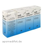 Bild für SAB SIMPLEX - 4X30 Milliliter von Pfizer Pharma PFE GmbH Bild für Bild für SAB SIMPLEX - 4X30 Milliliter von Pfizer Pharma PFE GmbH