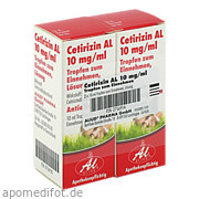 Cetirizin Al 10mg/ml Tropfen Aliud Pharma GmbH