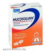 Mucosolvan Retardkapseln 75mg Sanofi - Aventis Deutschland GmbH Gb Selbstmedikation /Consumer - Care