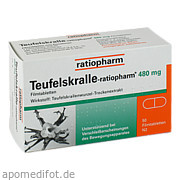 Bild für Teufelskralle-ratiopharm - 50 Stück von ratiopharm GmbH Bild für Bild für Teufelskralle-ratiopharm - 50 Stück von ratiopharm GmbH