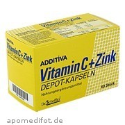 Additiva Vitamin C<br>Depot - Kapseln 300mg<br>