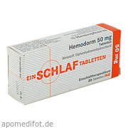Bild für Hemodorm 50mg Einschlaf-Tabletten - 20 Stück von Hemopharm GmbH Bild für Bild für Hemodorm 50mg Einschlaf-Tabletten - 20 Stück von Hemopharm GmbH