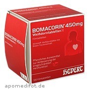 Bomacorin 450mg Weißdorntabletten N Hevert Arzneimittel GmbH & Co.  Kg