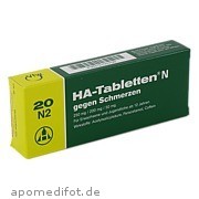Ha Tabletten N Sanofi - Aventis Deutschland GmbH Gb Selbstmedikation /Consumer - Care