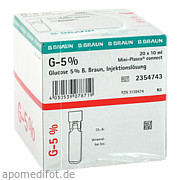 Bild für Bild für Glucose 5% Braun Mini-Plasco connect - 20X10&nbsp;Milliliter von B. Braun Melsungen AG