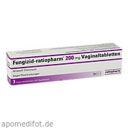 Fungizid - ratiopharm 200mg Vaginaltabletten ratiopharm GmbH