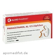Paracetamol Al 125 Aliud Pharma GmbH